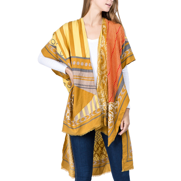 1C52 - Ethnic Print Kimonos