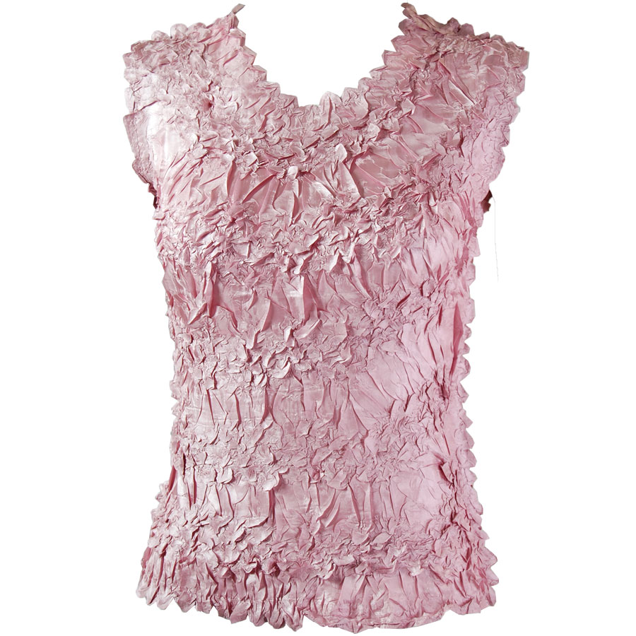 Solid Dusty Pink<br>
Sleeveless Origami Top