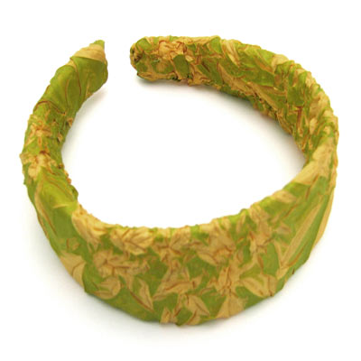 ORG - Green Apple-Gold<BR> Origami Headband