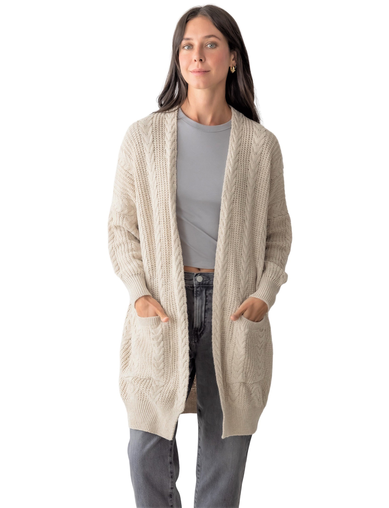 wholesale 5120 - Cable Knit Cardigan