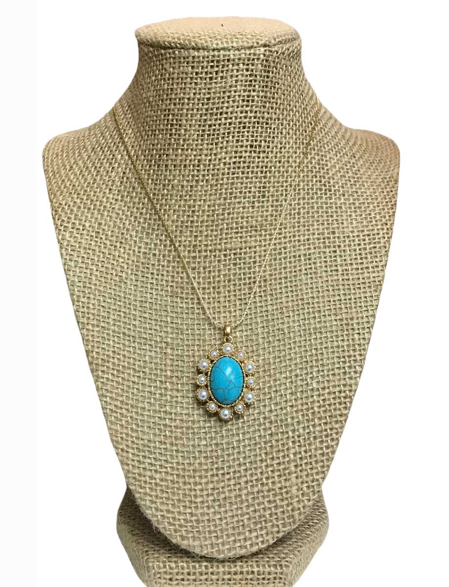 3907 - 18K Turquoise Jewelry