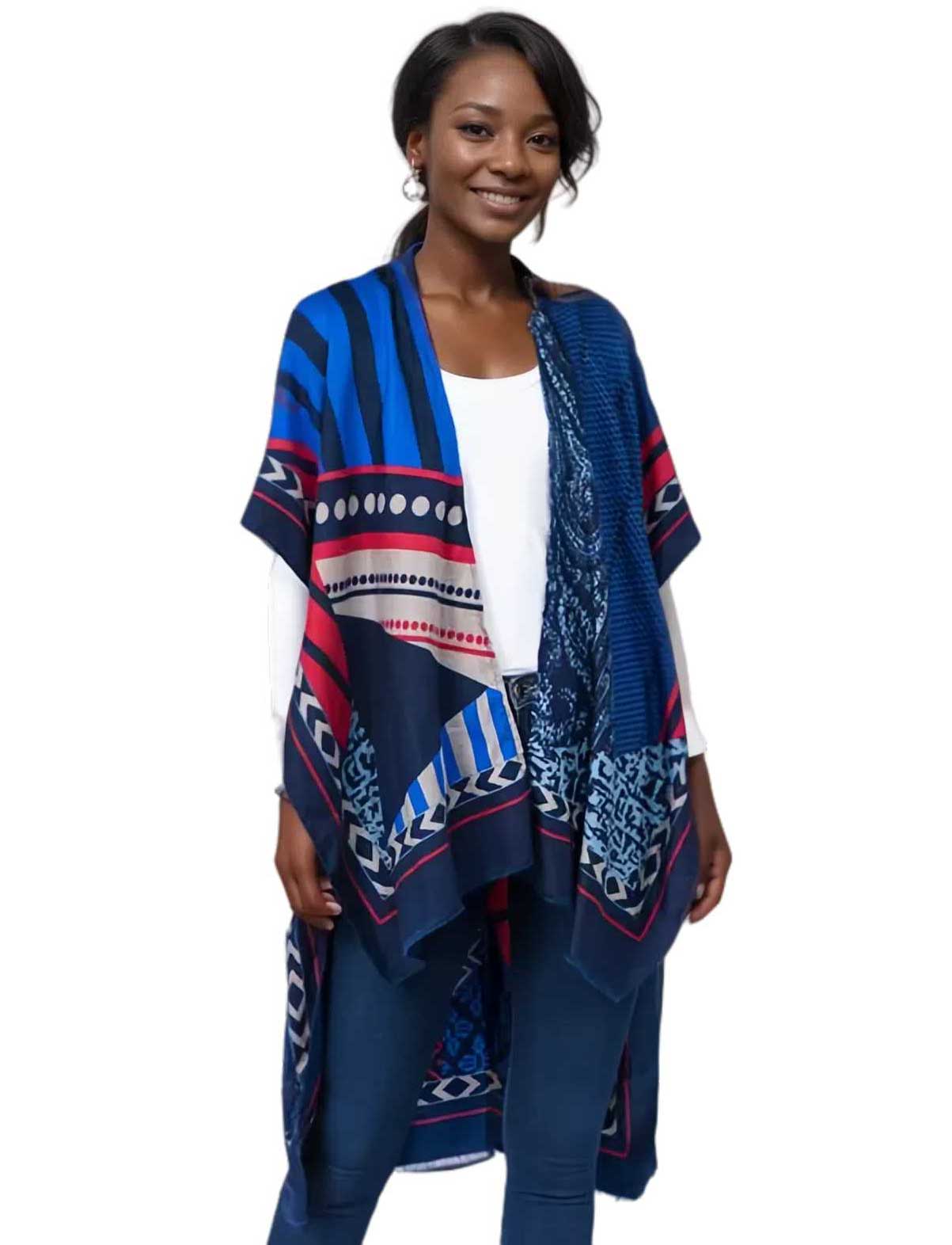 wholesale 1C52 - Ethnic Print Kimonos