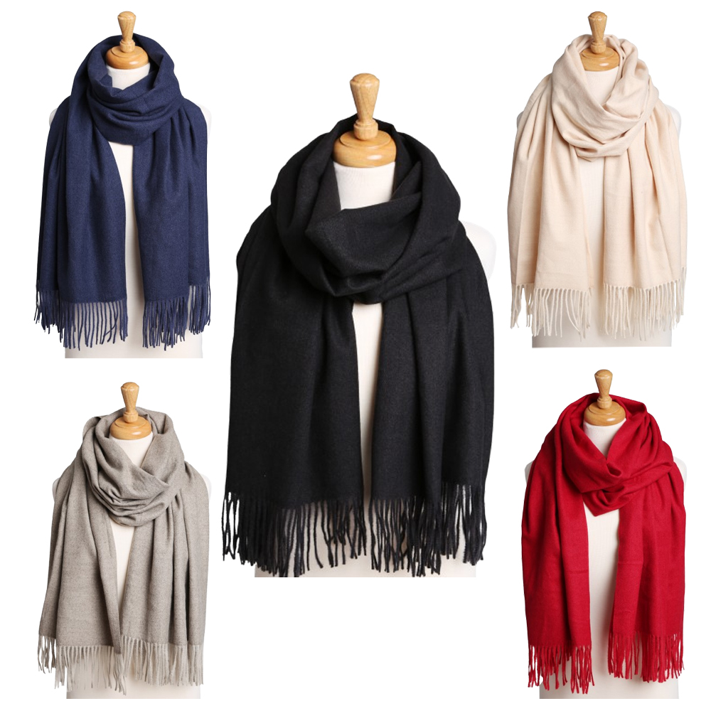 2402 - Solid Color Scarves